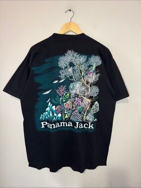 Vintage Panama Jack Coral Reef T-Shirt / XL / 1990s / Single Stitch